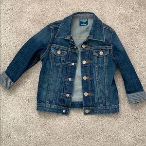 Toddler jean jacket like new